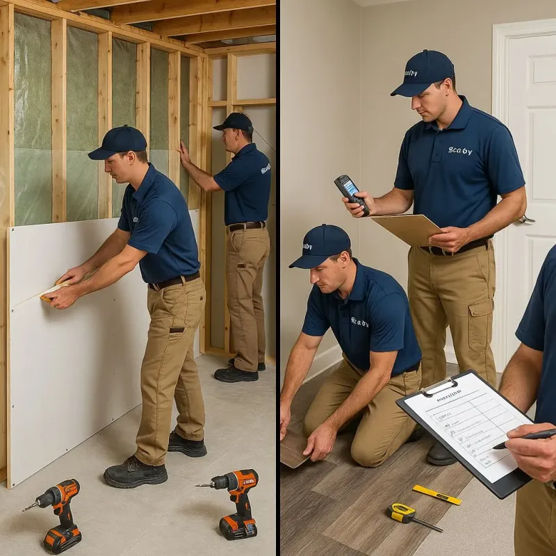 Repairs and Reconstruction process in West Point, UT